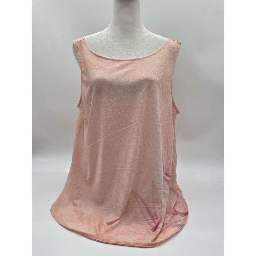 American Eagle Outfitters Women's L Pink Linen Blend Tank Top 101-435